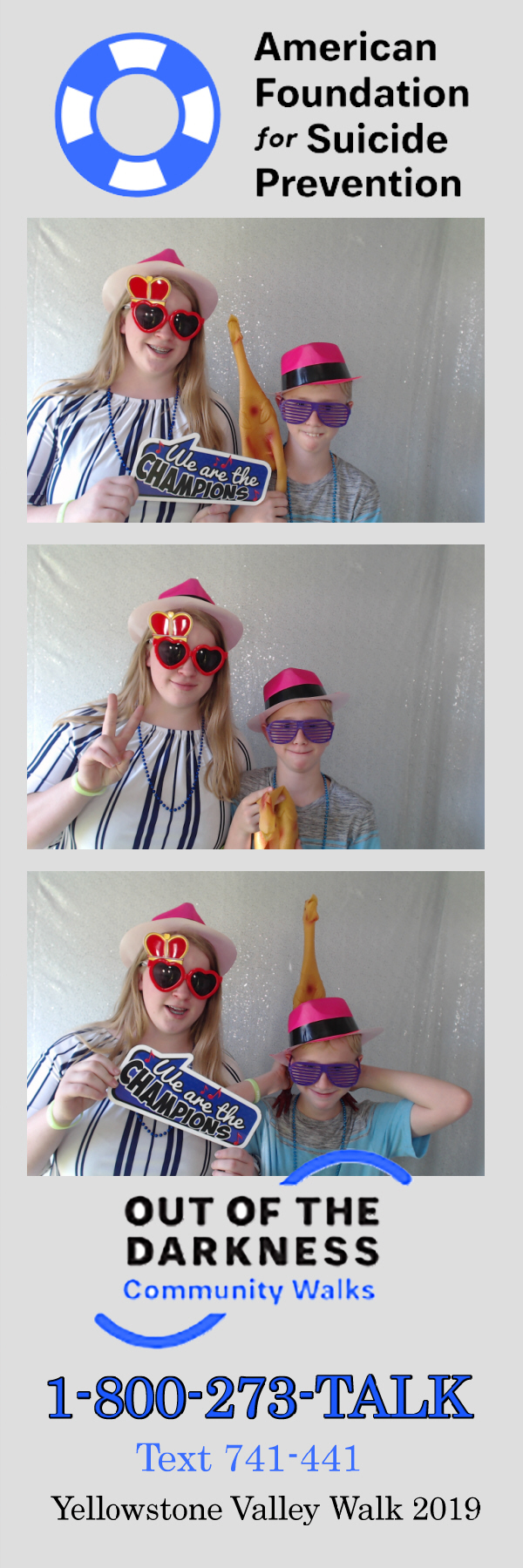 Out of the Darkness Walk 2019 | View more photos from the event at gallery.photoboothbillings.com/u/PhotoBoothBillings/Out-of-the-Darkness-Walk-2019